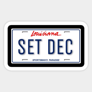 LA Set Dec Plate 1 Sticker